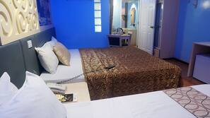 Premium bedding, down duvet, pillow top beds, in-room safe