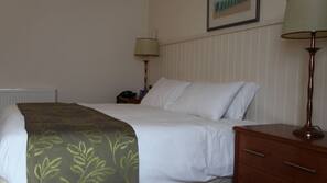 Desk, iron/ironing board, cots/infant beds, free WiFi