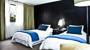 In-room safe, desk, rollaway beds, free wired Internet