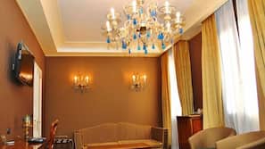 In-room safe, desk, blackout curtains, soundproofing