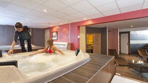 Indoor spa bath