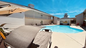Indoor pool, outdoor pool