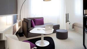 Minibar, in-room safe, desk, blackout curtains