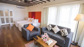In-room safe, desk, iron/ironing board, rollaway beds