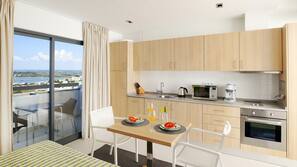 Fridge, microwave, dishwasher, espresso maker