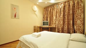 Iron/ironing board, cots/infant beds, free WiFi, linens