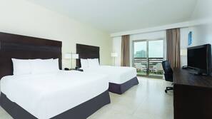 Premium bedding, pillowtop beds, minibar, in-room safe