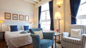 Een minibar, een kluis op de kamer, verduisterende gordijnen