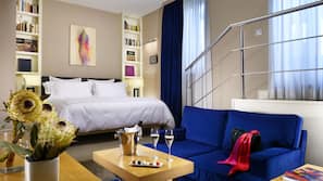 Premium bedding, down duvet, pillow top beds, minibar