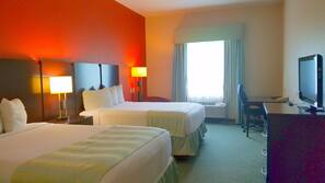 In-room safe, desk, laptop workspace, iron/ironing board