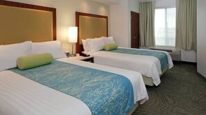 In-room safe, desk, iron/ironing board, free cribs/infant beds