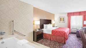 Pillowtop beds, in-room safe, desk, iron/ironing board