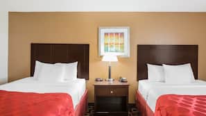 Pillowtop beds, in-room safe, desk, iron/ironing board