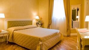 Biancheria da letto di alta qualità, materassi in memory foam, minibar