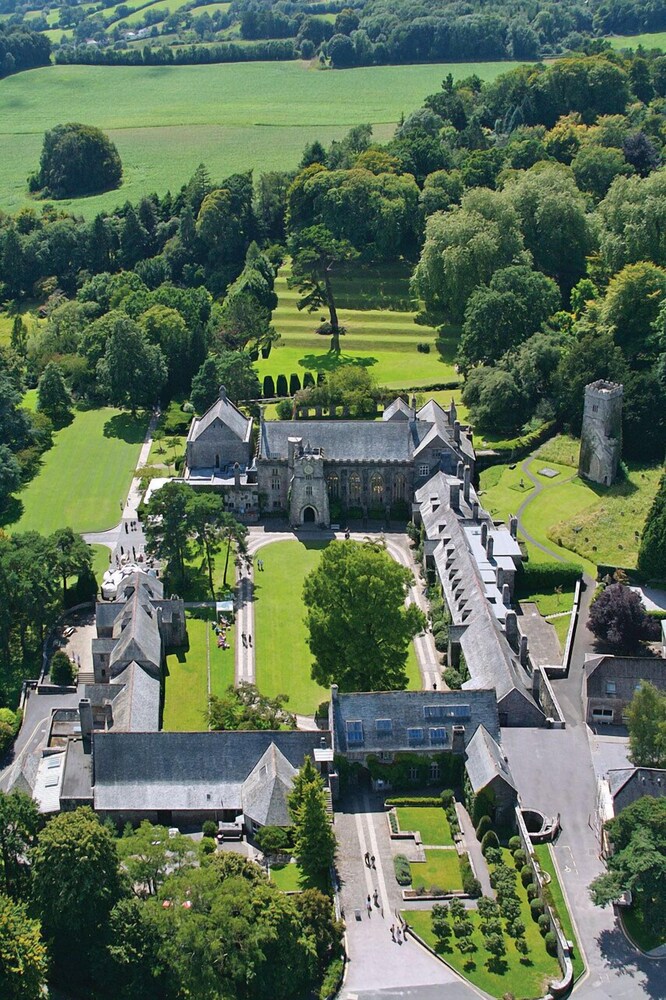 Aerial view, Dartington Hall Hotel