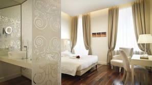 Premium bedding, in-room safe, desk, blackout curtains