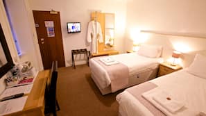Desk, iron/ironing board, free cots/infant beds, free WiFi