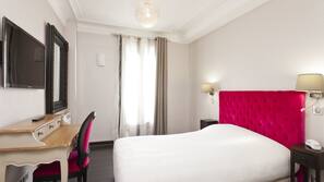 In-room safe, desk, soundproofing, rollaway beds