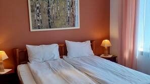 4 chambres, draps en coton égyptien, literie de qualité supérieure