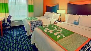 In-room safe, desk, iron/ironing board, free cribs/infant beds
