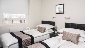 In-room safe, desk, blackout curtains, soundproofing