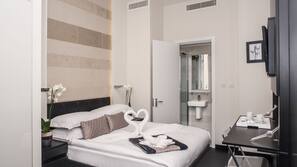 In-room safe, desk, blackout curtains, soundproofing