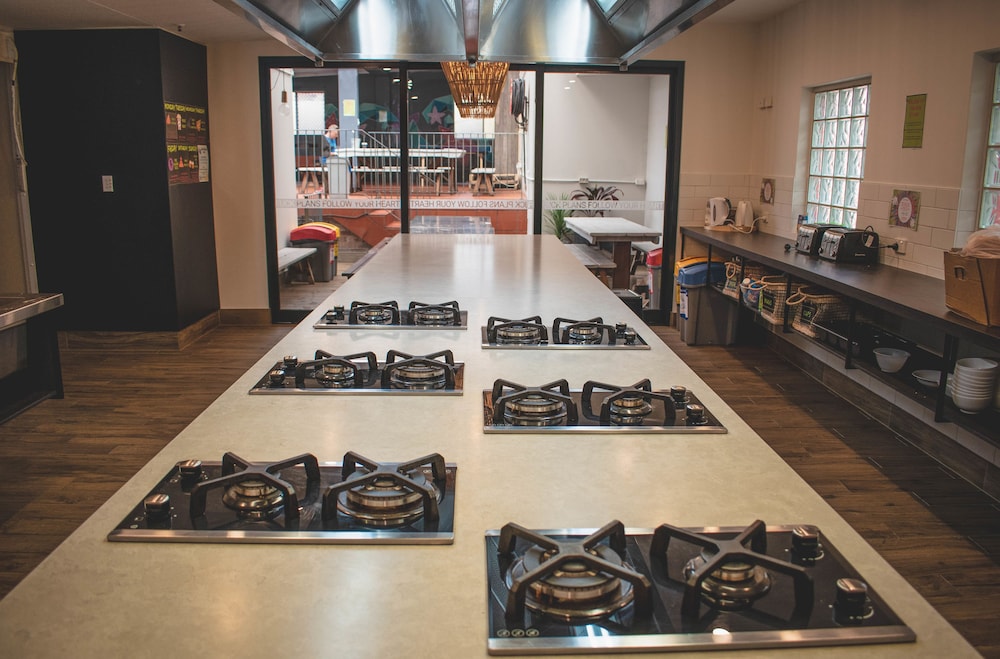 Shared kitchen, Stoke Beach House