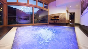 Indoor spa bath