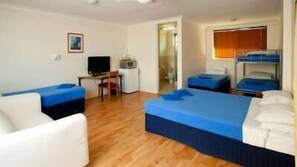 Blackout curtains, cots/infant beds, rollaway beds, WiFi