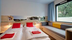 Desk, free cots/infant beds, free WiFi, linens