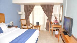 Minibar, desk, blackout curtains, free cots/infant beds