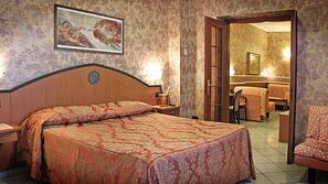 Premium bedding, desk, soundproofing, cots/infant beds