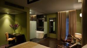 Draps en coton égyptien, literie de qualité supérieure, minibar