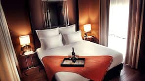 Draps en coton égyptien, literie de qualité supérieure, minibar