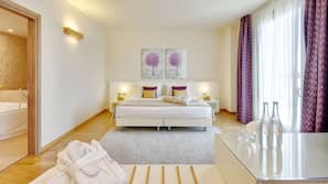 Premium bedding, down duvet, minibar, in-room safe