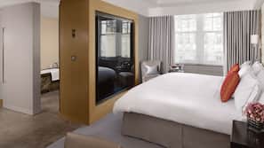 Premium bedding, free minibar items, in-room safe