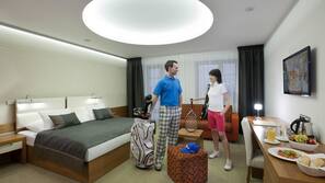 Premium bedding, minibar, in-room safe, desk