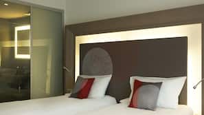 1 slaapkamer, luxe beddengoed, een gratis minibar, een kluis op de kamer