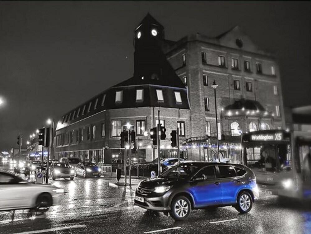 Front of property - evening/night, Washington Central Hotel