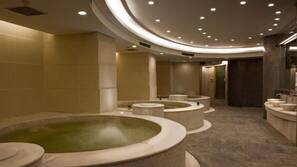 Indoor spa bath