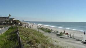On the beach, beach bar, surfing