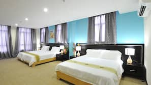 Egyptian cotton sheets, down comforters, minibar, in-room safe