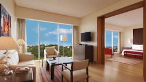 Premium bedding, pillow top beds, minibar, in-room safe