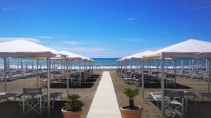 Spiaggia privata nelle vicinanze, lettini da mare, ombrelloni