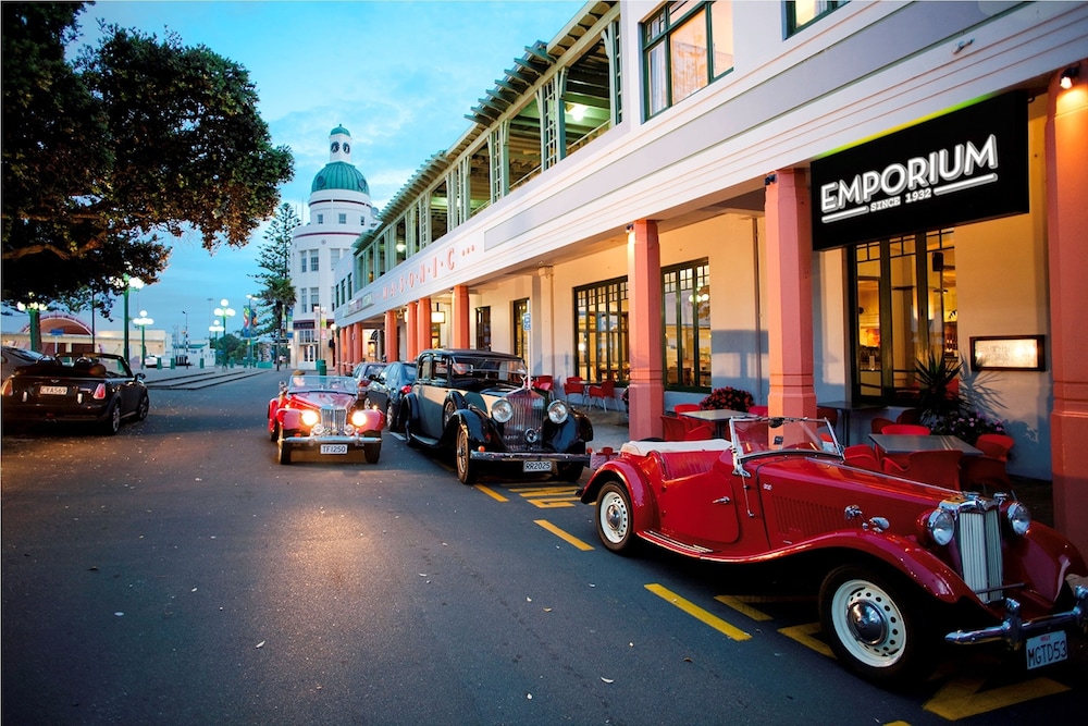 Art Deco Masonic Hotel in Napier, New Zealand