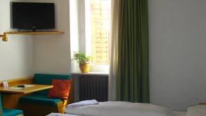 Premium bedding, down comforters, blackout drapes, free WiFi