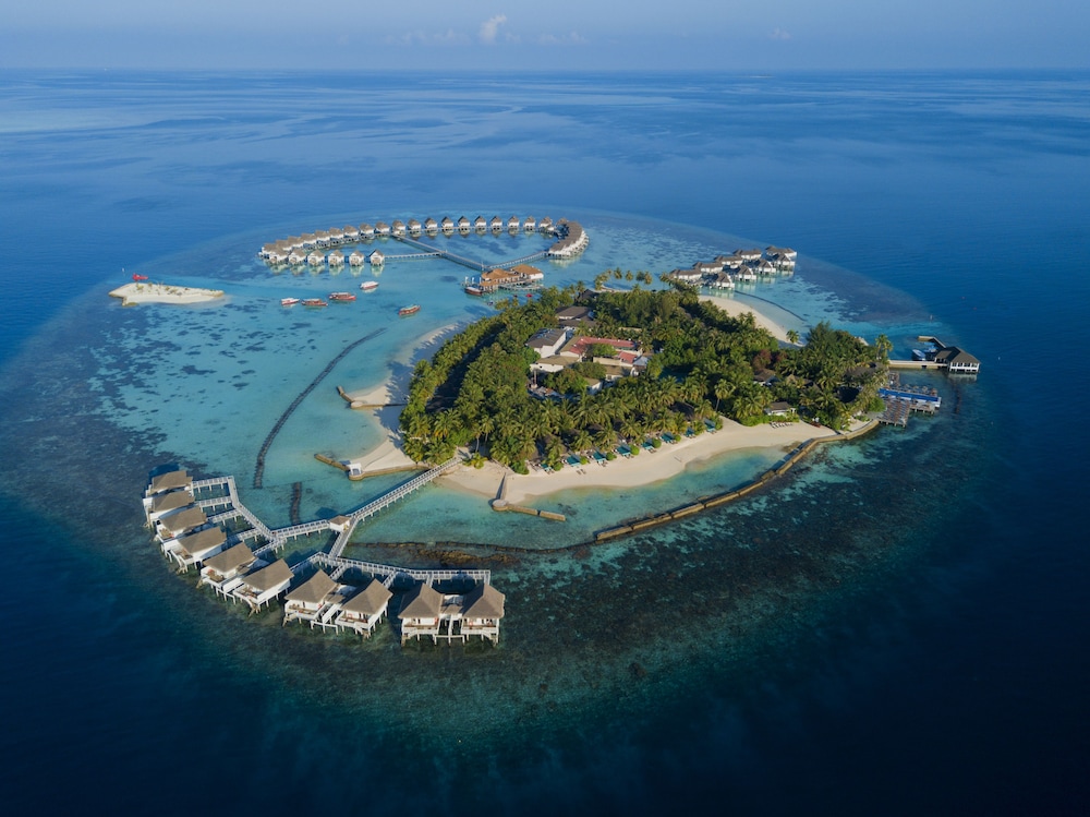 Aerial view, Centara Grand Island Resort & Spa Maldives