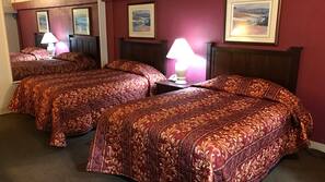 Desk, free WiFi, linens