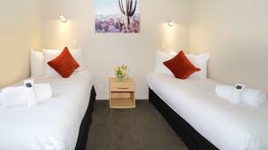 In-room safe, blackout curtains, iron/ironing board