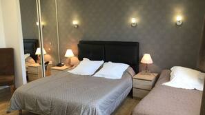 Minibar, blackout curtains, iron/ironing board, cots/infant beds